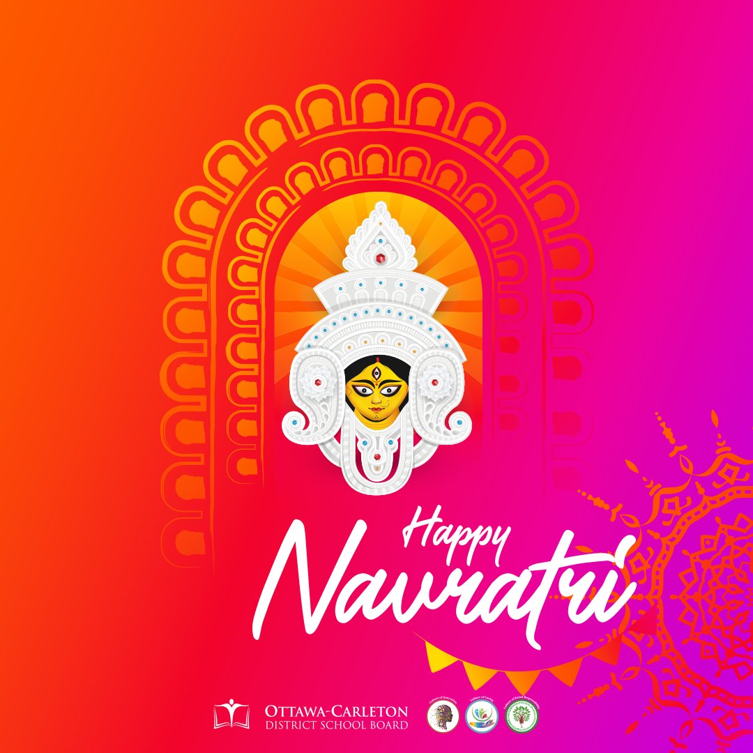 OCDSB's tweet photo. Wishing a Happy Navratri to all who are celebrating! https://t.co/f9ROFRCZFi