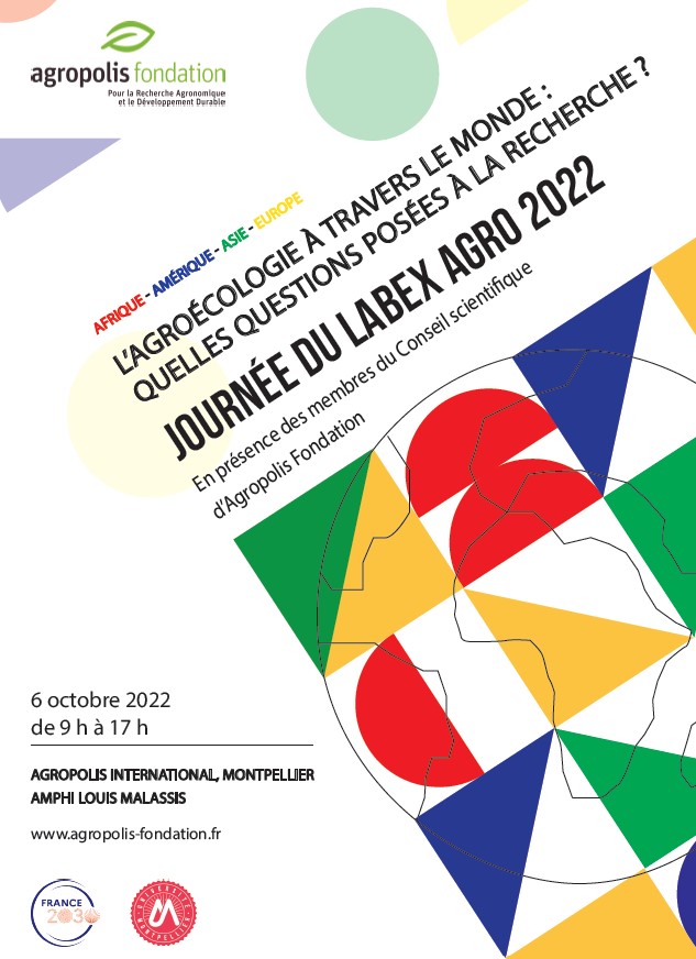 Agrofondation's tweet photo. Journée du Labex Agro le 6 octobre: 
L'agroécologie à travers le monde: quelles questions posées à la recherche
Amphi Malassis, Agropolis (Montpellier), 9h - 17h.
Ouvert à tous sur inscription: https://t.co/0s4hxatdY6 
Le programme ici:
https://t.co/ppVWYDKzTa https://t.co/nfdMaoIVgu