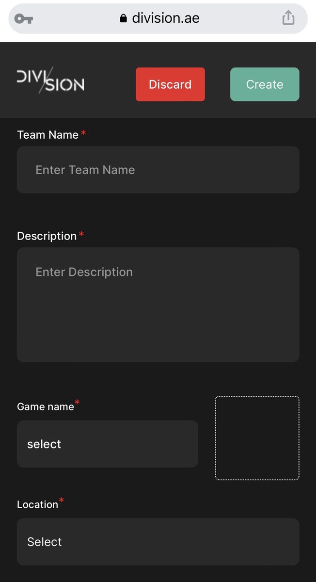 What is division.ae?
Its a platform made for gamers that helps them to be connected to brands &amp; tournaments 👍🏻.If you havent registered yet,make sure to do so so you dont miss out on awesome opportunities✨!

Use Referral Code: MOKI2022 
when registering
<a href="/Division_app/">Division</a>