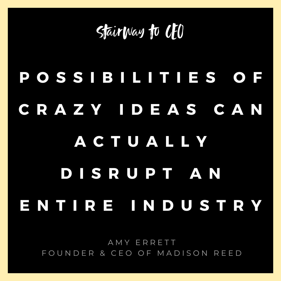 📣OUT TOMORROW📣 is a NEW episode with Amy Errett, Founder &amp; CEO of Madison Reed🎉→ LINK IN BIO

Tune in to hear:
💪 Why she believes failure is your best friend
💰 Some of the challenges she faced in venture
💡 Why you have to be in it to win it for the company, not yourself