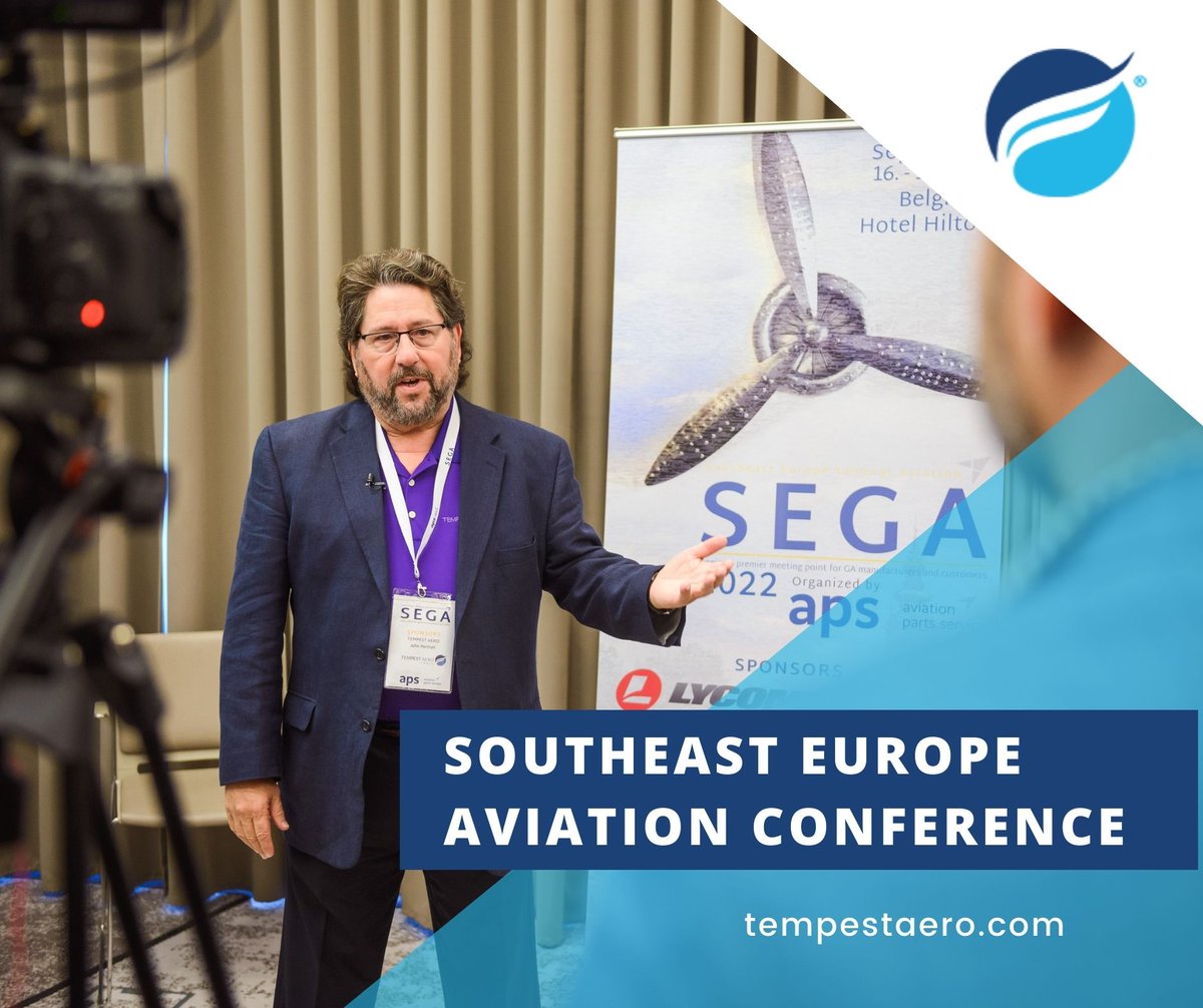 TempestMarktng's tweet photo. Tempest Aero and John Herman, VP of Sale and Marketing, were named "Original Core Pillars of SEGA"
after sponsoring and providing key support to the first Southeast Europe General Aviation Conference.
#SEGAconference2022 #tempestaerogroup #generalaviation #aviationmanufacturing https://t.co/RJA1mjZDos