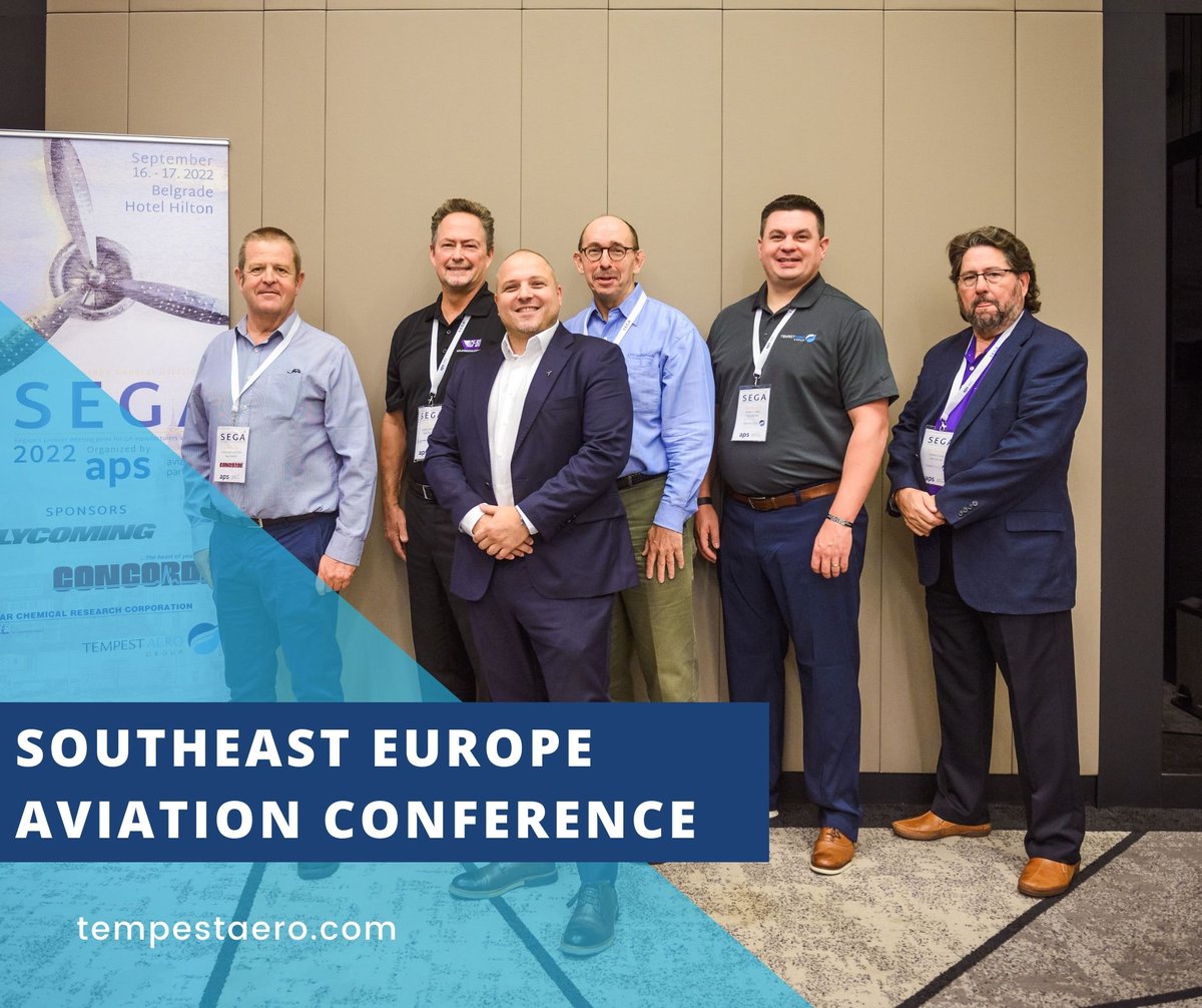 TempestMarktng's tweet photo. Tempest Aero and John Herman, VP of Sale and Marketing, were named "Original Core Pillars of SEGA"
after sponsoring and providing key support to the first Southeast Europe General Aviation Conference.
#SEGAconference2022 #tempestaerogroup #generalaviation #aviationmanufacturing https://t.co/RJA1mjZDos