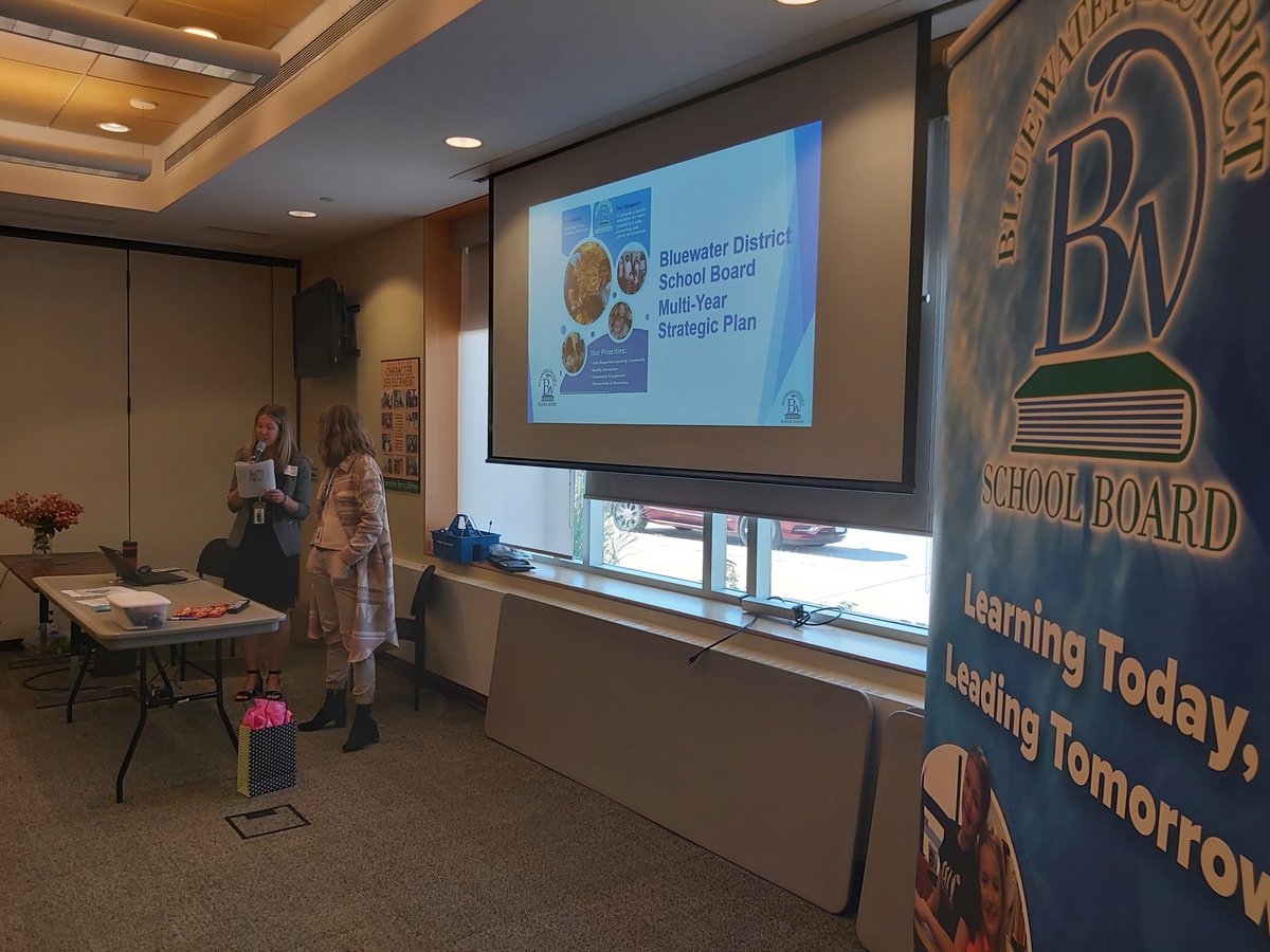 BluewaterDSB's tweet photo. An open house 'meet and greet' with the #BWDSB mental health team was held on Friday at the BWDSB Education Centre. Mental health community partners were invited to come learn about the board's mental health service model, network, and even participate in a tie-dye workshop! https://t.co/yER12PSN41