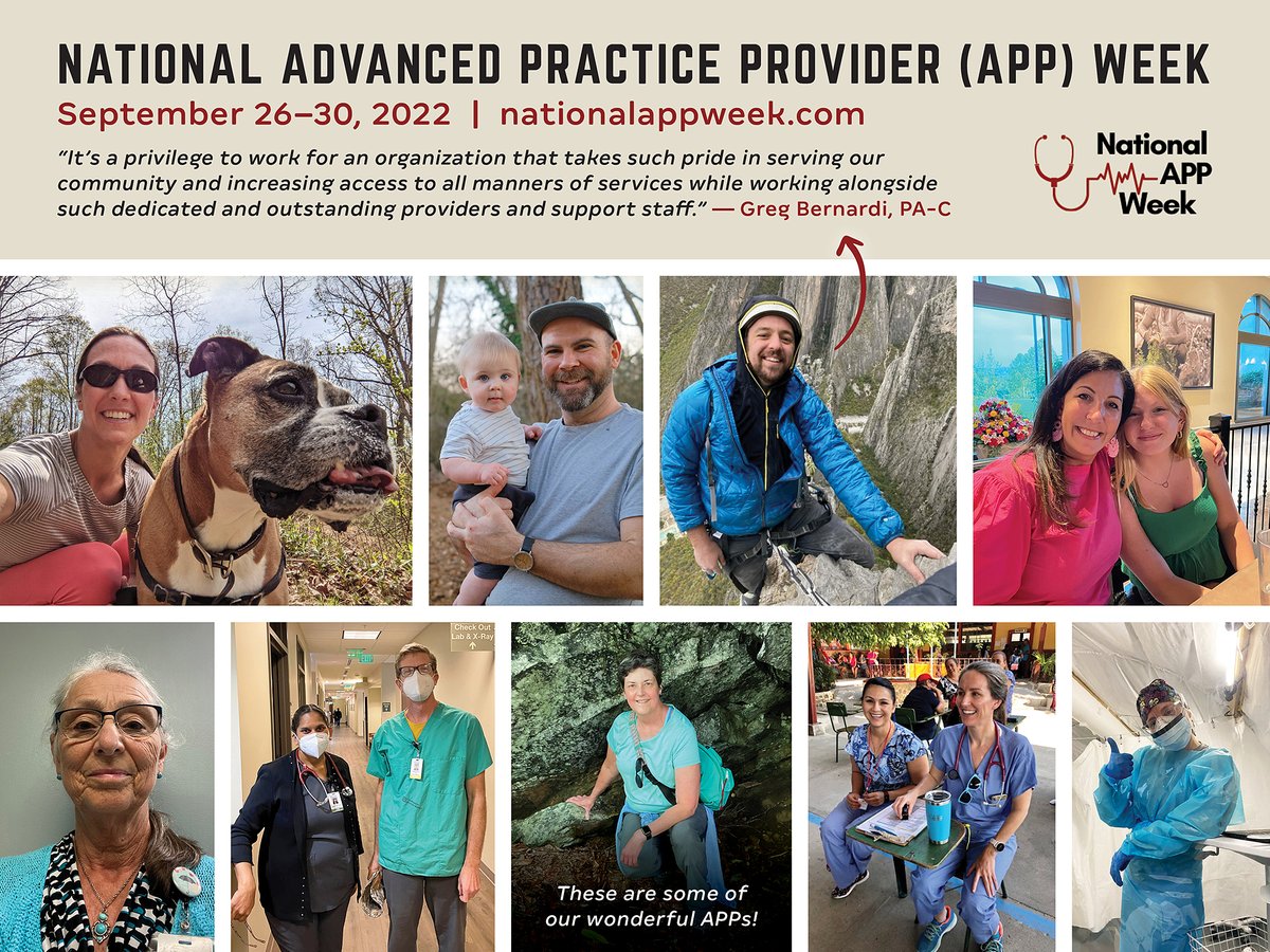 MAHEC is honoring and thanking our #AdvancedPracticeProviders this week! #APPs include #PhysicianAssistants, #NursePractitioners, Certified #RegisteredNurse #Anesthetists, Clinical Nurse Specialists, and Certified #NurseMidwives, and more. #thankyou