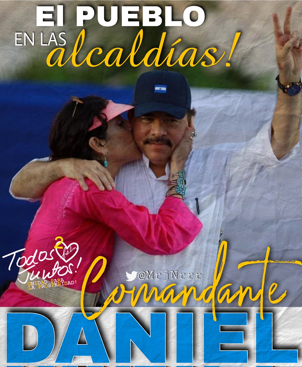 La #PatriaBenditayLibre de Sandino, El pueblo mismo en las Alcaldías ratificaremos nuestro respaldo a la Revolución Popular Sandinista ✌🏾🔴⚫ Unidad para la Prosperidad! Por más progreso! Paz! 
<a href="/TE2021/">Tropa Sandinista</a> 
#Nicaragua