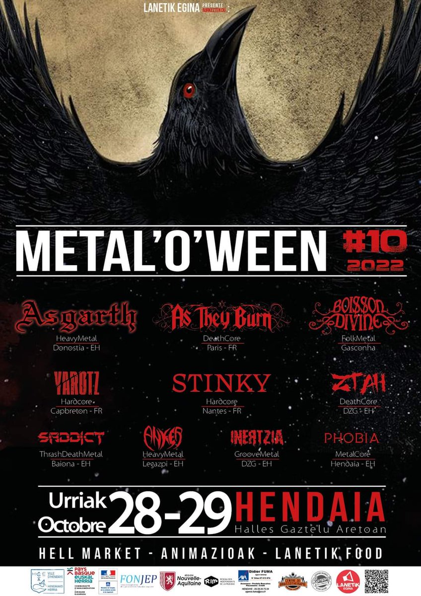 asgarthofiziala's tweet photo. 🤘 KONTZERTU DATA BERRIAK 🤘
Tafallako eztanda itzela izan zen. Mila esker denei!
Orain BI kontzertu berezi, disko berria aurkeztu aurretik.
➡ URR 14 | DONOSTIA
➡ URR 29 | HENDAIA
😎 ADI 😎 Laster nobedade gehiago!
#Asgarth #Itzulera #Kontzertuak #EuskalMusika #Rock #Heavy https://t.co/vX6sOuq1k4