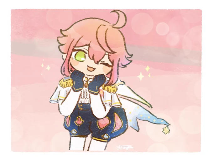 #リプ来たあんスタのMVのスクショを自分の絵柄で再現する お待たせいたしましたその1! 