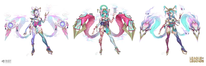 Spirit Blossom Evelynn Concept Art by Julian del Rey  