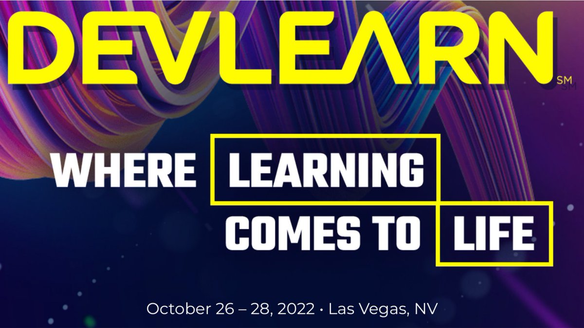 LumiousLearning's tweet image. We&apos;re ONE month away from having some of our team at DevLearn!  We want to know... what are you most looking forward to seeing/doing/learning while you&apos;re there?

#devlearn #learningguild #conference #learninganddevelopment #learning