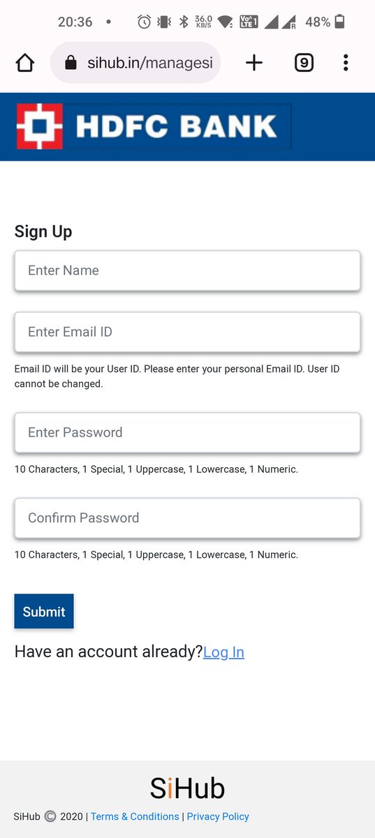 lfc4eva99's tweet photo. @HDFCBank_Cares can't use sihub to manage recurring card payments. Doesn't let me register and payments are getting cancelled. Help pls. https://t.co/PUsWyWbEXv