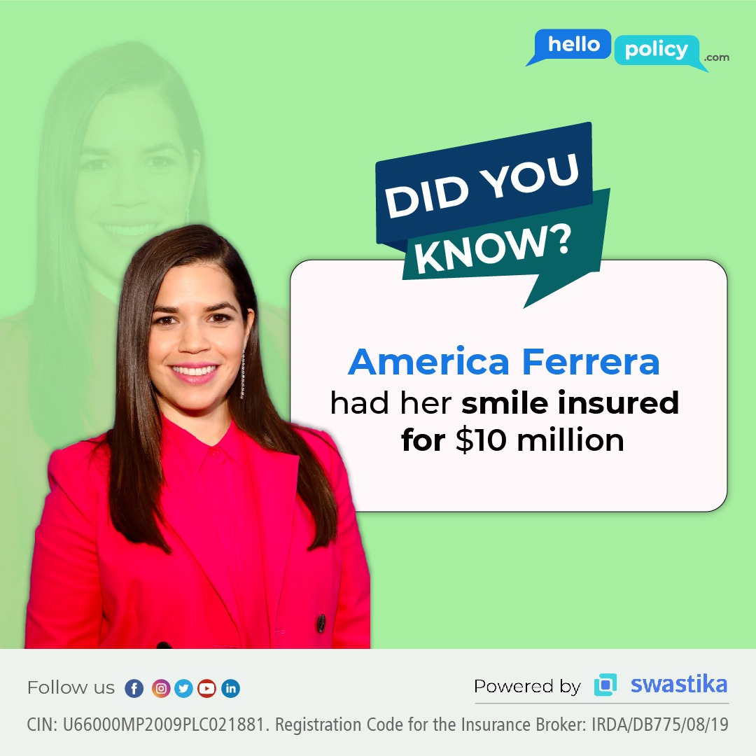 1clickpolicy's tweet photo. Did you know?
π 0120-4400799
π https://t.co/53dG83blXJ
#americaferrera #amyfromsuperstore #americaferreranetflix #smileinsurance #maxlifeinsurance #insurance #hellopolicy #carinsurance #healthinsurance #bikeinsurance #terminsurance https://t.co/8U3haaBTI3