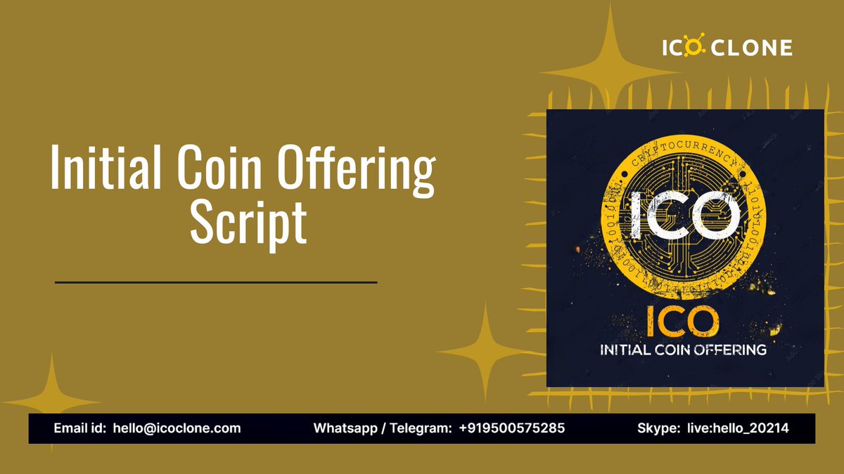 Eva_gabriel008's tweet image. Are you a #startup?
If so, you can get the outstanding feature-rich readymade #ICOscript from the reputed ICO script provider. By using a readymade ICO script, startups can easily develop their #ICO website
Still confused?
Get a FREE Live demo - bit.ly/3CkTxJV