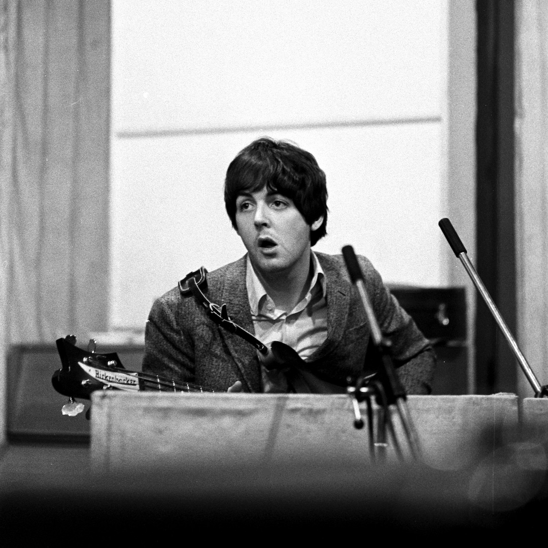 Paul, during a Revolver recording session. ⁠
⁠
 #TheBeatlesRevolver⁠