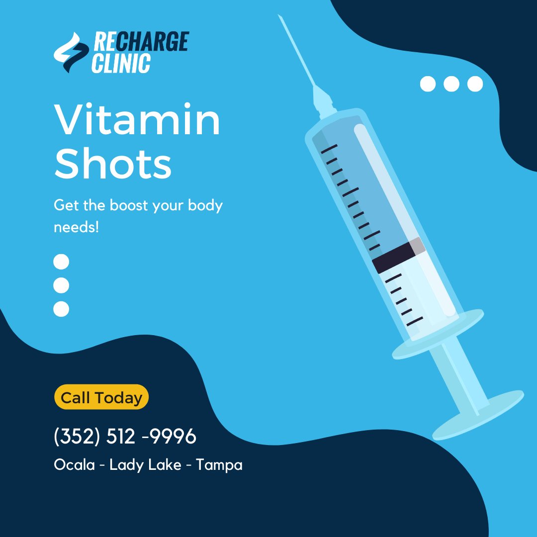 When taking vitamins orally you will only absorb 20% of the amount taken. When taking a vitamin injection, you can absorb around 90% of the amount taken. 

#rechargeclinic #vitamins  #vitaminshots #ocala #ladylake #vitamininjections