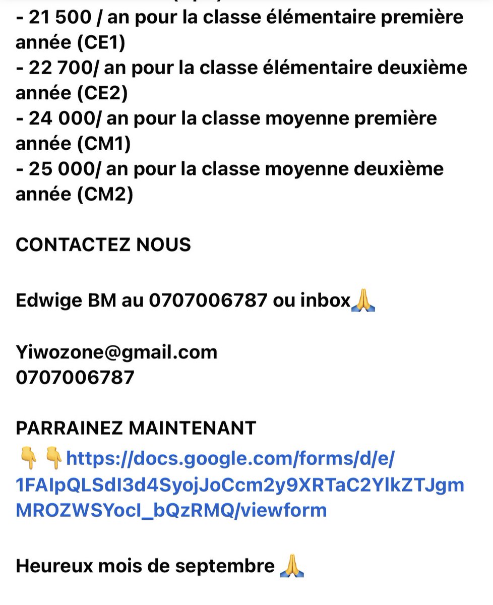 ABMLobognon's tweet photo. J’ai le privilège et la joie de parrainer cette année des jumelles. 
Merci @corineMAEZ pour ton amour et ton engagement. 
Faites comme moi et Parrainez une fillette en milieu rural et changez une vie. Dieu vous le revaudra 
CONTACTEZ @YiwoZone 0707006787 
https://t.co/KgzKZQN7tW https://t.co/7bLF8lJIH3