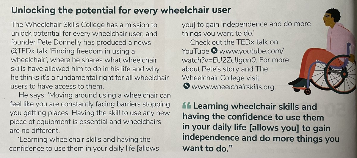 #WheelchairSkills
#WheelchairsAreFreedom
#OTNews 🦽🦼

TEDx Talk link:
youtu.be/EU2ZcIJgqn0