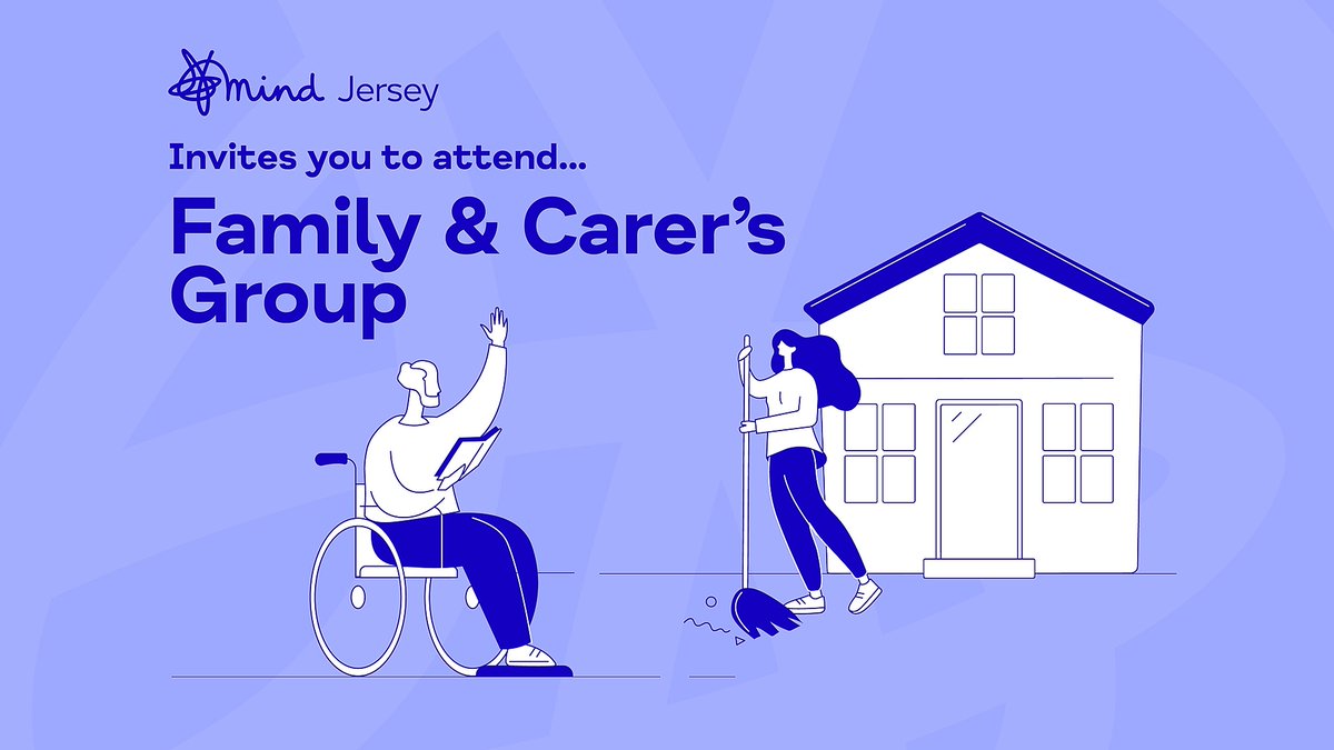 The Mind Jersey Family &amp; Carer's Group is meeting tomorrow from Midday at Pip's Place.

Visit and join our group page on Facebook.

facebook.com/familycarersup… 

#MindJersey #mentalhealthawareness  #mentalhealth #familycarersgroup