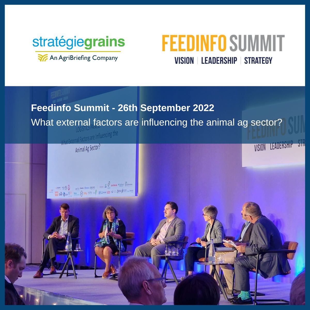 Live from the Feedinfo Summit in Barcelona where Andrée Defois from Stratégie Grains is adding her expertise on global grains markets.

'Russia has got a high crop this season for wheat and barley, which could make a difference. With such uncertainty though, we can't be sure'.