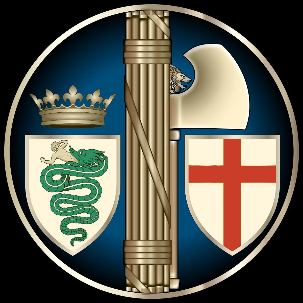 East_10's tweet photo. Fc Internazionale Milano comunica che in seguito ai risultati delle ultime elezioni cambierà il proprio stemma riprendendo quello che fu negli anni 1928/29. #avantiInter #aNoi ✋ https://t.co/U9X9gYDU2y