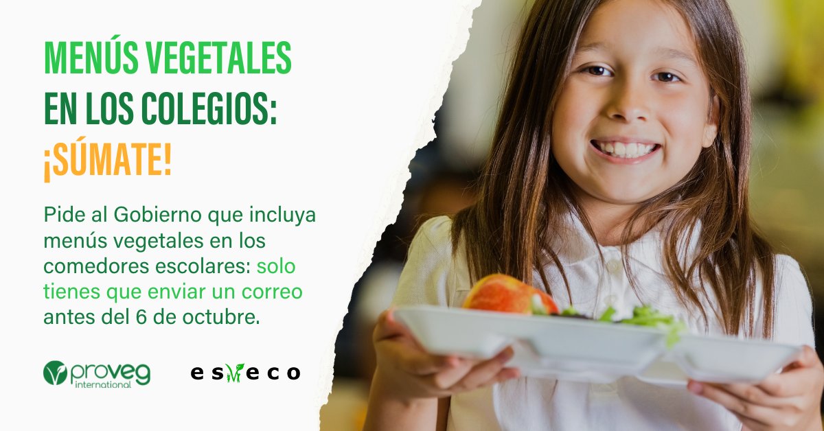 provegES's tweet photo. 📢¡Pedimos inclusión!

Súmate a ProVeg y @_esveco para pedir que se garantice la presencia de menús vegetales en los colegios.🍽️🌱¡Estamos más cerca que nunca!

Solo tienes que enviar un correo electrónico✉️
Tienes los detalles y un texto de ejemplo aquí: https://t.co/fLxuV9UgNk https://t.co/HJM9JVgImK