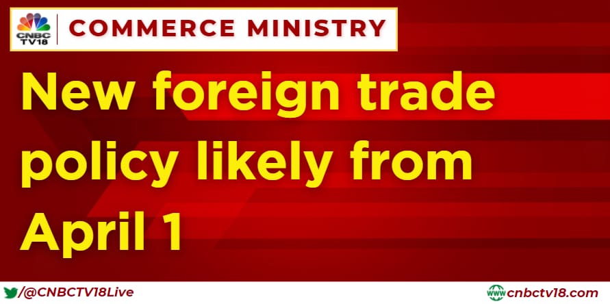 BimalGST's tweet photo. Commerce Ministry (@DoC_GoI): The new trade Policy which is likely to come into effect from the new financial year is simply a direction, and not linked to #exports

#a2ztaxcorpllp #NEWFTP #GSTwithBimalJain https://t.co/VmwRlrBQfa