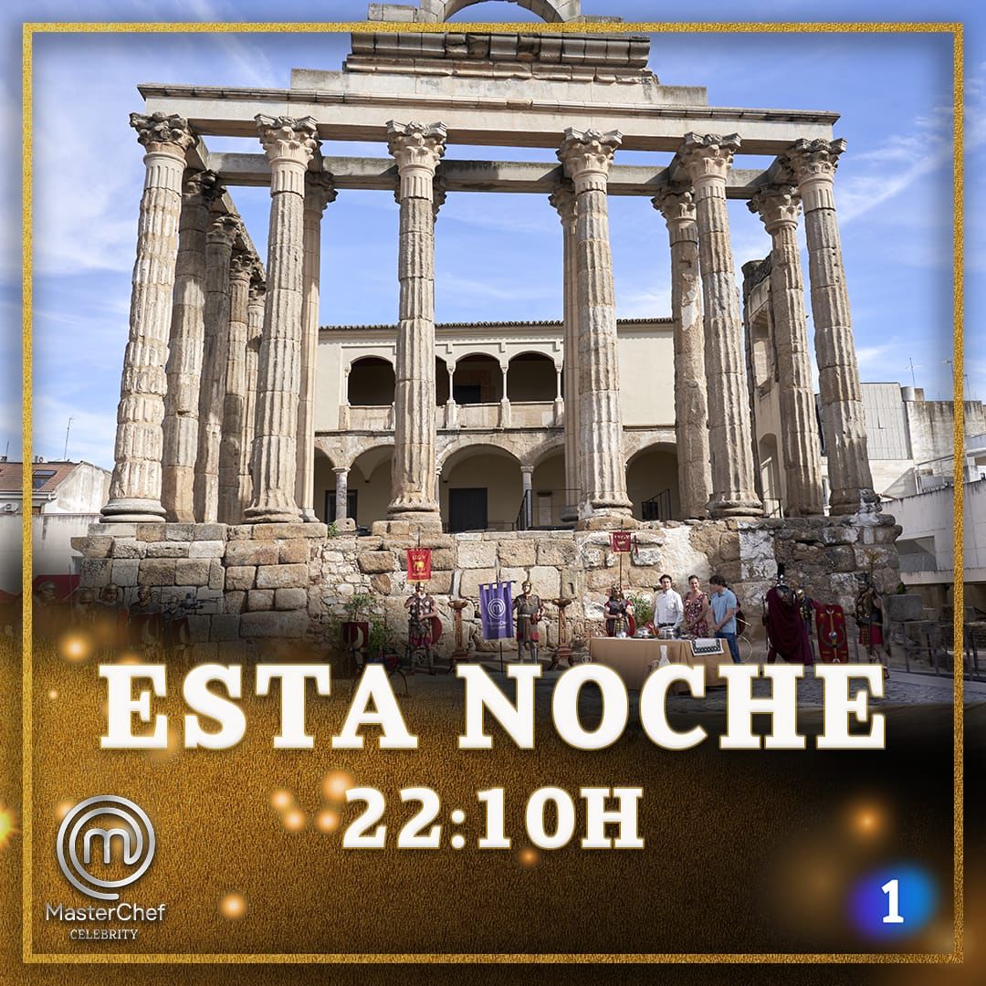 📺 🍽 Esta noche, a partir de las 22:10 horas, #Mérida será protagonista en #MCCelebrity ¡¡No te lo pierdas!! 
<a href="/MasterChef_es/">MasterChef</a> <a href="/rtve/">RTVE</a>