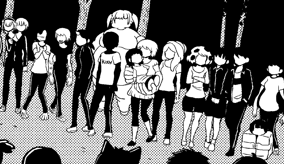 …と思ったんですけど、よくよく思い出してみたら瓶田さんと濁川さんはキャラの構想だけはあったので、それっぽい子は8巻にいますね…

(全然キャラデザ違っとる上にキャンプファイヤーではD組のとこにいるので、無かったことにしよう) 