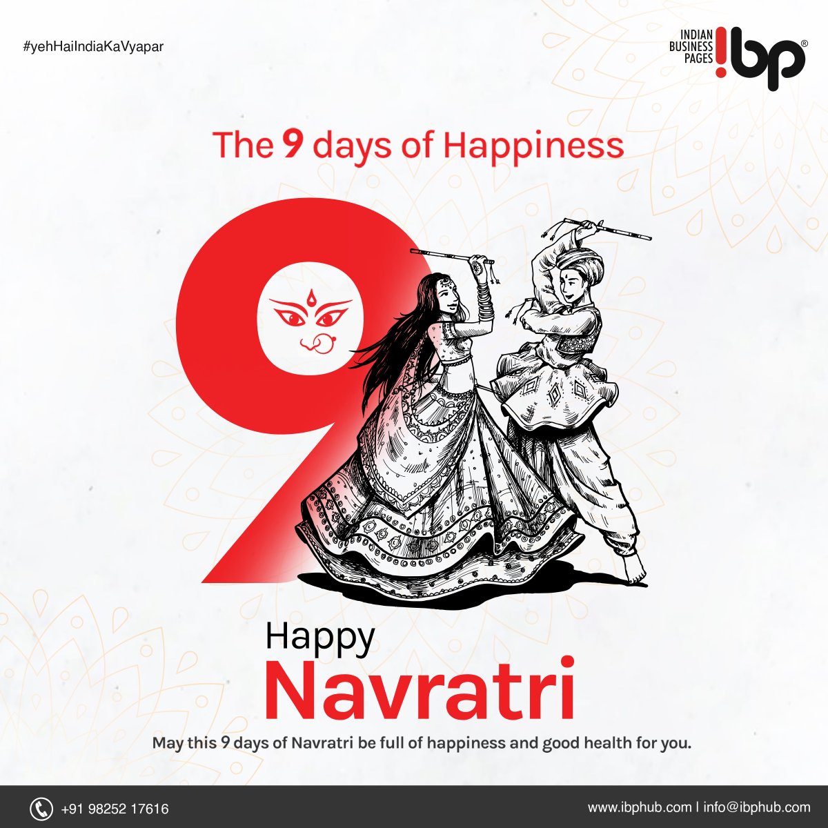 ibphubofficial's tweet photo. May these 9 days of Navratri be full of happiness and good health for you.
#navratrifestival  #navaratri #ibphub #GIDC https://t.co/h5F1fZHNgZ