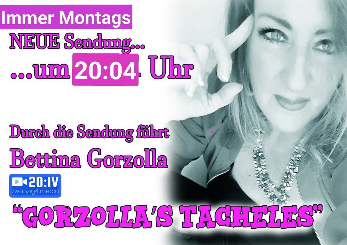 Zwanzig4M's tweet photo. 👮💥Polizei UPDATE im September💥👮

⚠️  MONTAG ABEND um 20:04 Uhr
20:IV -💥Gorzolla's Tacheles💥 mit Bettina Gorzolla👉Gast: Björn Lars Oberndorf - Polizisten für Aufklärung

➡️ Im monatlichen PolizeiUPDATE spreche ich mit Björn Lars Oberndorf über diese wichtigen Themen: https://t.co/FmT2q8hnad