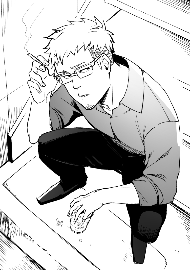 折角だしワンドロタグ付けるか～って思いながら描いてたけどお題勘違いしてたので普通に1時間(10分オーバー)で描いた戴 