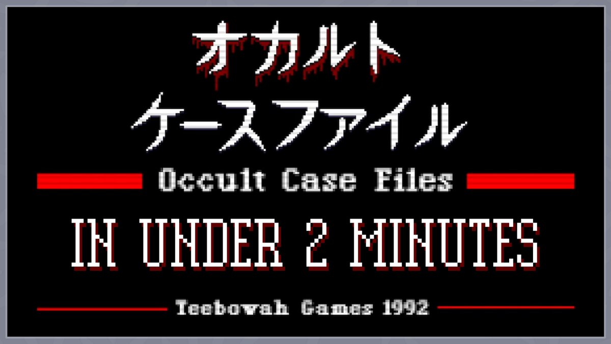RBC_Shiio's tweet photo. Let's take a look at spooky point-n-click, Occult Case Files. Currently a demo, this love letter to NES Horror has an interesting plot and beautiful graphics that gets me hyped for the full game!
-
Link : https://t.co/SG24LV8oyj
-
#OccultCaseFiles #InTwoMinutes #IndieHorrorGames https://t.co/skgCeNxIKj