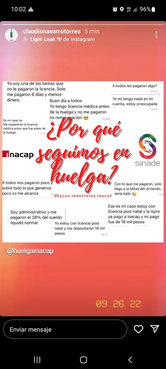 teresa_olave's tweet photo. #Inacaphuelga2022 #Inacaphuelga #Inacapsinade Seguimos en la lucha💪💪 https://t.co/CmDQJainse