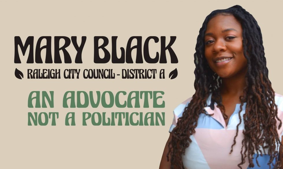 Mary Black-Branch, Dist A Candidate, in her own words.
Mary recently answered a question about activism on Twitter. Read her answer here.
#RalPol @wakedems @Wake_YD @wcbscnc @WRAL @WNCN @ABC11_WTVD @SpecNews1RDU @AxiosRaleigh @Anna_M_Johnson 

livableraleigh.com/mary-black-bra…