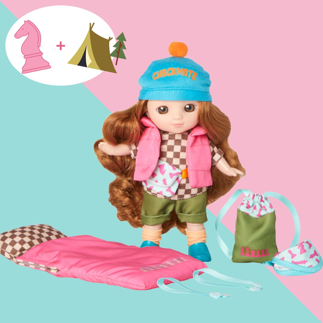 Meet another new It’s All Me® doll, a mash-up of Camping + Chess. Your child can bring her on the next camping trip for a “knight” to remember! 🌌

#madamealexander
#kindkids
#babydolls
#playdolls
#camping
#toddlertoys
#giftsforkids