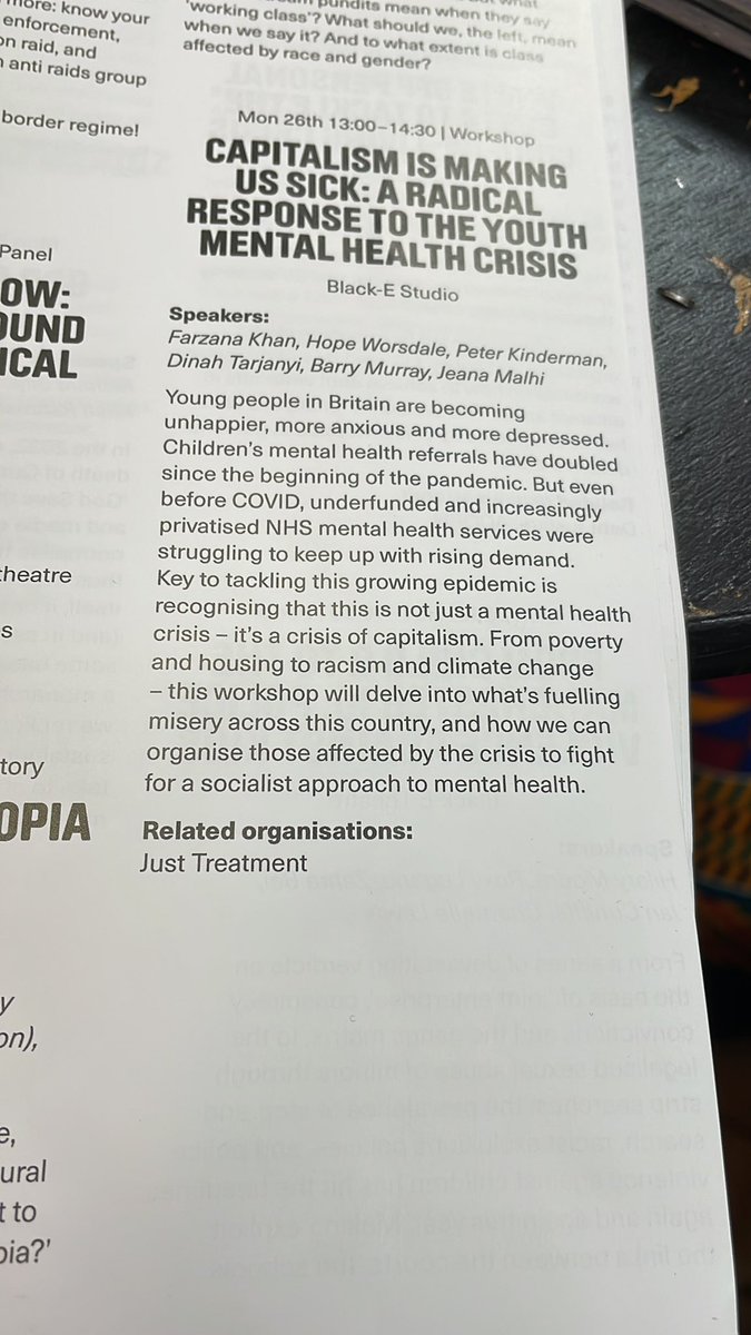 NExclusions's tweet photo. Glad we were able to contribute to this conversation because capitalism really is making us sick and WE DO need a radical response to the youth mental health crisis.
#TWT22 #NoMoreExclusions #SupportOurMoratorium #MentalHealthMatters https://t.co/x6vrMLzkIX