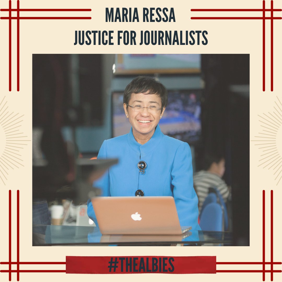 maria ressa albie award