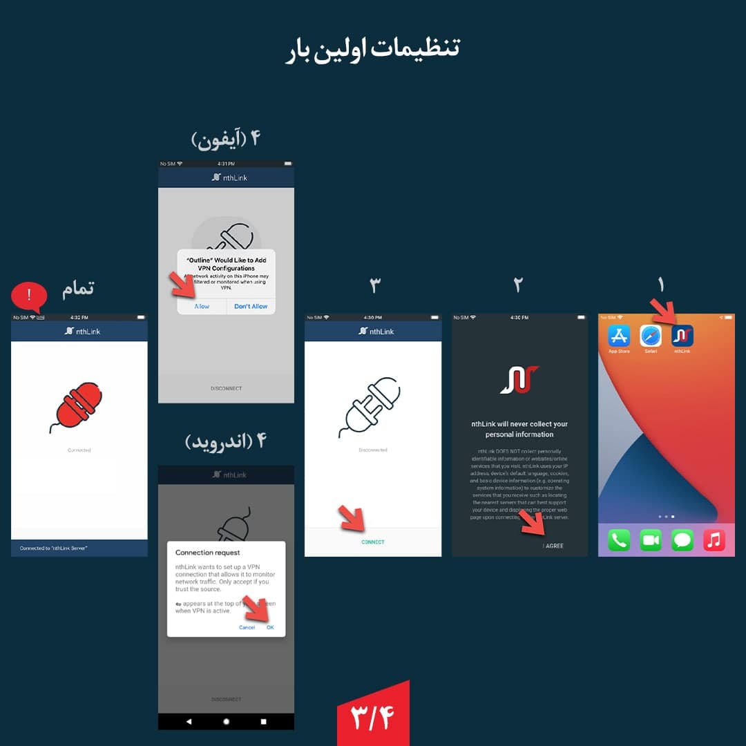 VOAfarsi's tweet photo. ‼️ 📶 اینترنت بدون سانسور :
فیلترشکن + VPN
(آموزش استفاده از فیلتر شکن تنها در چهار مرحله) https://t.co/PzvixPGqS2