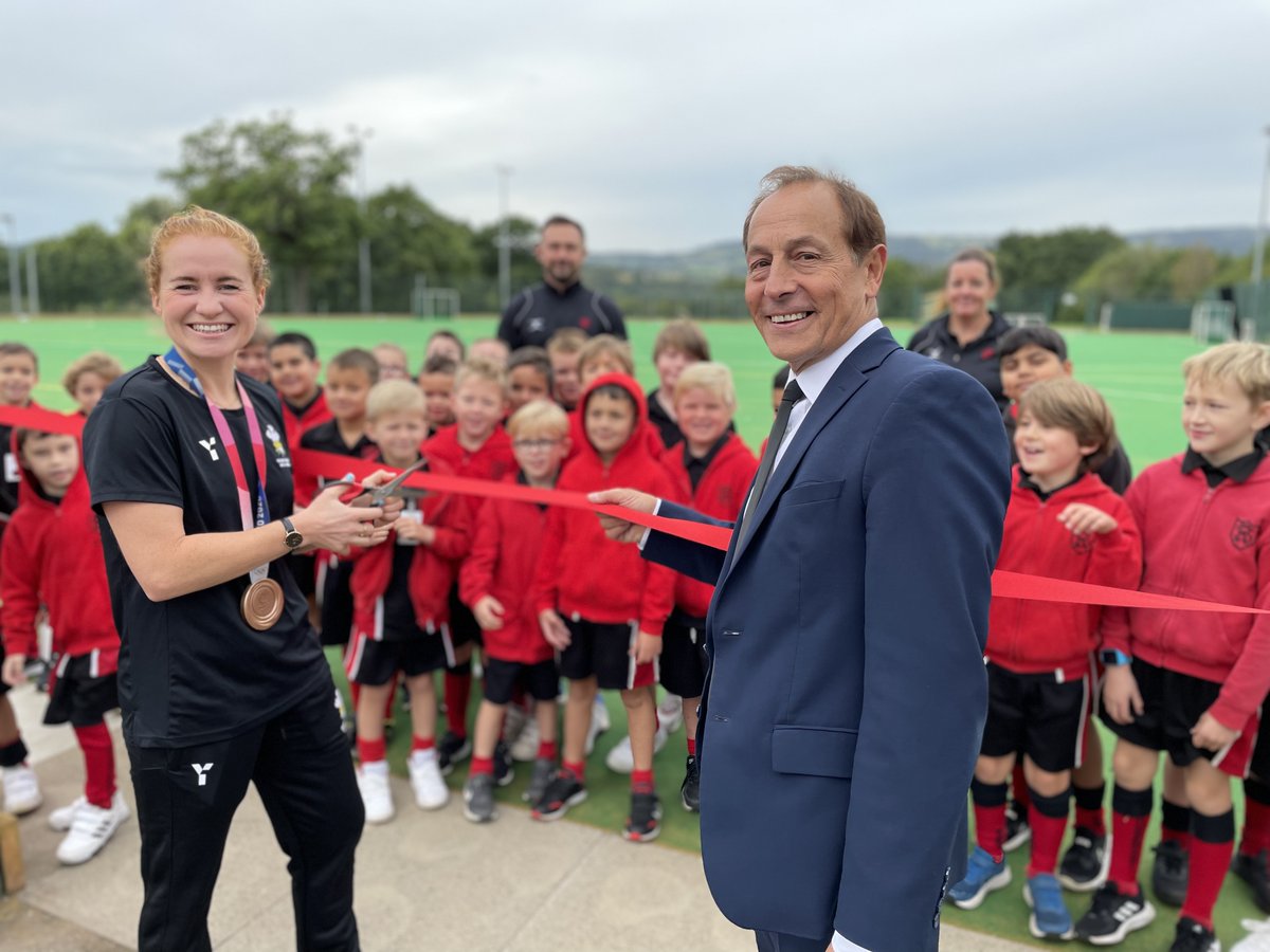 Great shots of Wales &amp; <a href="/GBHockey/">Great Britain Hockey</a> athlete Sarah Jones opening the new AstroTurf at <a href="/RougemontSchool/">Rougemont School</a> earlier this month 🏑📸

Read more - bit.ly/3UEbLg4