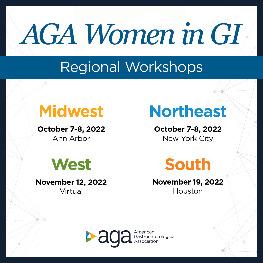 Calling all Midwest #WomeninGI: FINAL DAYS TO REGISTER for the @AmerGastroAssn Midwest regional workshop!!! We’ll ⚒️build new connections, 📢share strategies for professional and personal growth and 💹champion each other. Attend in-person or virtually: agau.gastro.org/diweb/catalog/….