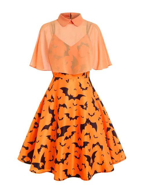 abphilosopher's tweet photo. 61% OFF
Halloween Allover Bat Print Dual Strap Cape A-Line Dress

🥳Get More 20% OFF CODE: FW2022🥳
Valid till Oct 31

Size: S - 2XL
#halloween #halloweendress #batdress  #womensfashion #giftforher #fallfashion #Plussizeoutfits #backtoschoollook
ad

👇
https://t.co/Afy6EflXE8 https://t.co/E7GwOJz6xO