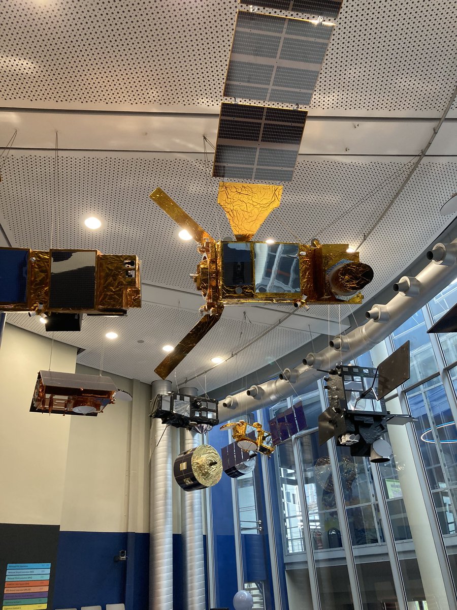 Very cool venue <a href="/eumetsat/">EUMETSAT</a> for my presentation on the Ku-band SAR mission we continue to develop in Canada. Really appreciate the opportunity to connect in person! On to Davos…