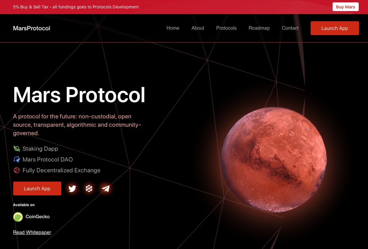Mars Protocol tweet media