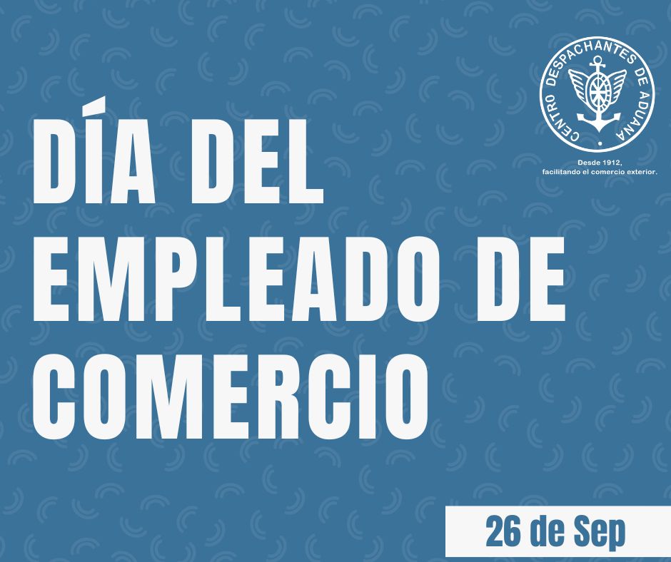 🗓️26 de septiembre - Día del Empleado de Comercio
Desde el CDA saludamos a todas aquellas personas que dedican su tiempo para brindar un buen servicio a todos los ciudadanos del país !