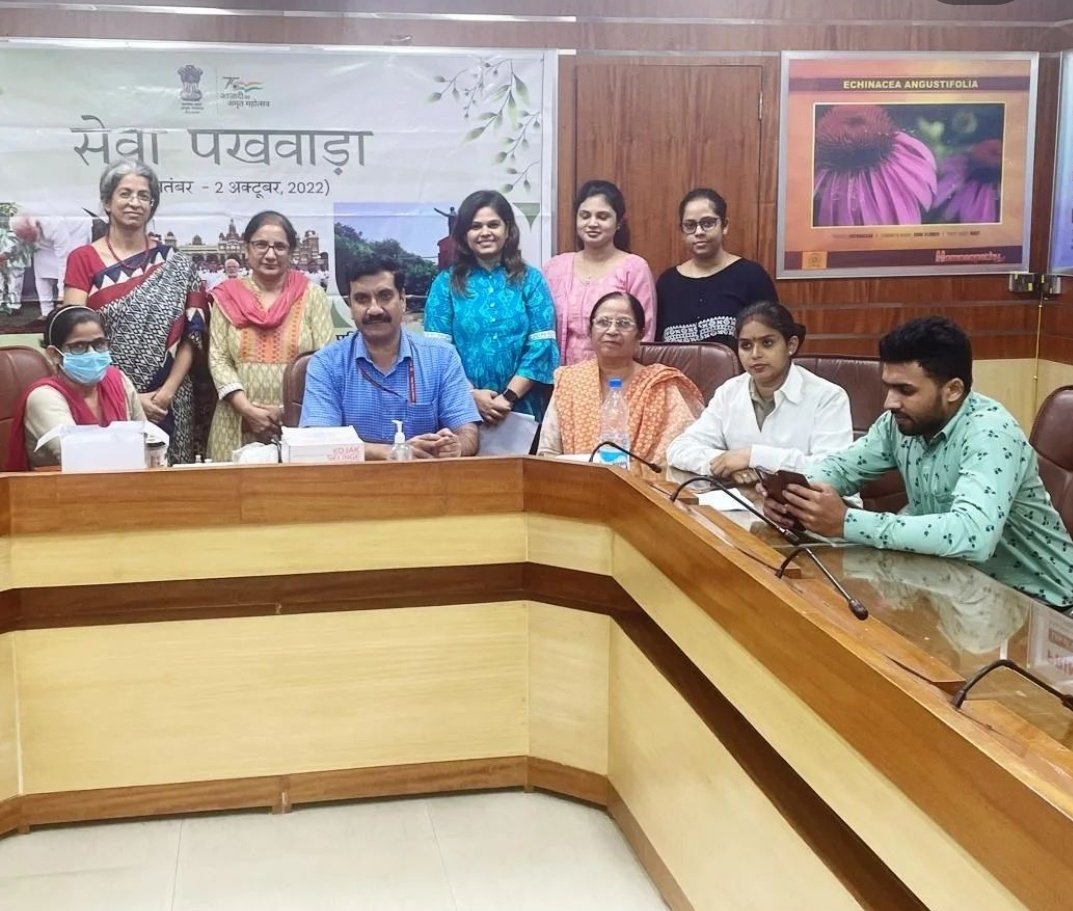 ccrhindia's tweet photo. Covid Vaccination drive organised by Central Council for Research in Homeopathy under the Sewa Pakhwada on 26.0.2022 at Combined Research Council Building, Janak Puri for employees and family members https://t.co/aiNZnYVQdB