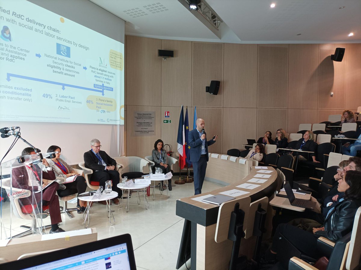 .<a href="/CeneFra/">Francesco Cenedese</a> #socialprotection analyst outlines the delivery of #minimumincome programmes in Italy, developed with the support of the <a href="/WorldBank/">WorldBank</a>.  The need to reach beneficiaries, more support for social workers and the complexity of the programmes are some continuing challenges