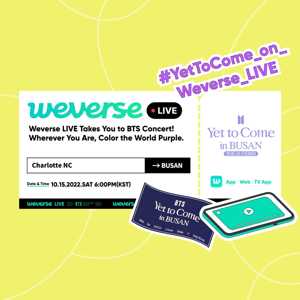Michykinnss's tweet photo. #YetToCome_on_Weverse_LIVE 💜 @weverseofficial @weverseofficial @bts_bighit  @bts_bighit  @weverseofficial  #YetToCome_on_Weverse_LIVE  #ARMY_Borahae_BTS_on_Weverse💜 https://t.co/sigVU7u5y0
