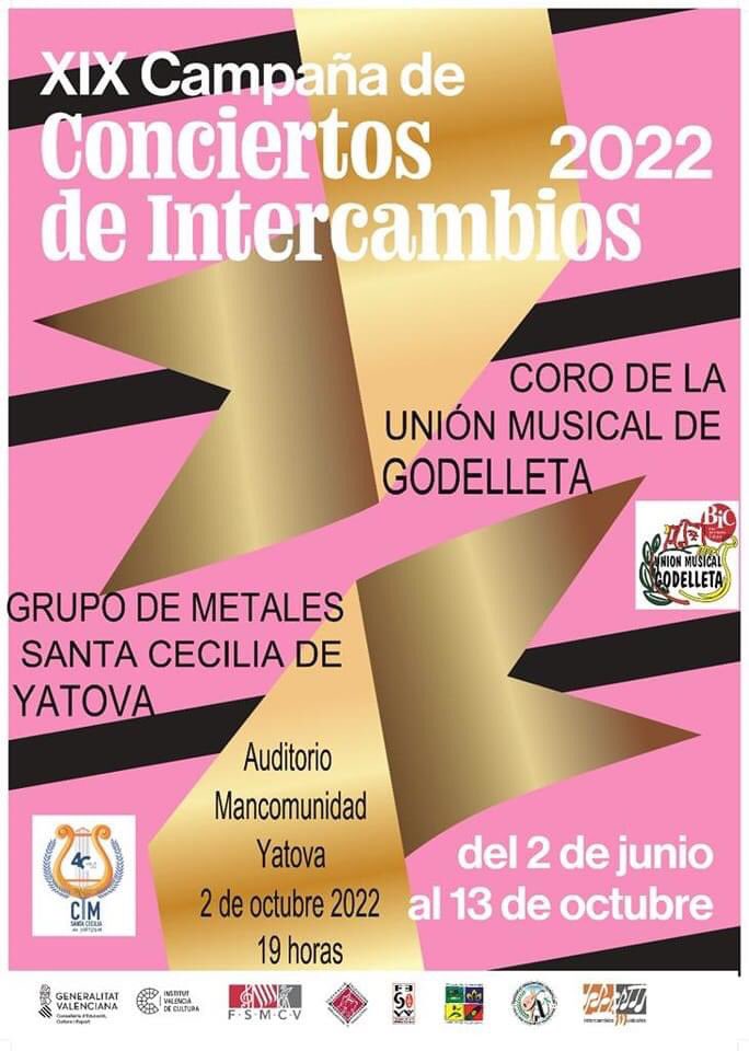 CimYatova's tweet photo. ¡No te lo puedes perder! 👏👌🏻

Os esperamos a tod@s el próximo domingo 2 de octubre a las 19:00h  en el Auditorio de la Mancomunidad de Yátova 📆para disfrutar junto con el coro de nuestra banda amiga Unión Musical de Godelleta 🔝  y junto al grupo de metales de nuestra banda. https://t.co/mIQtUTSoQ9