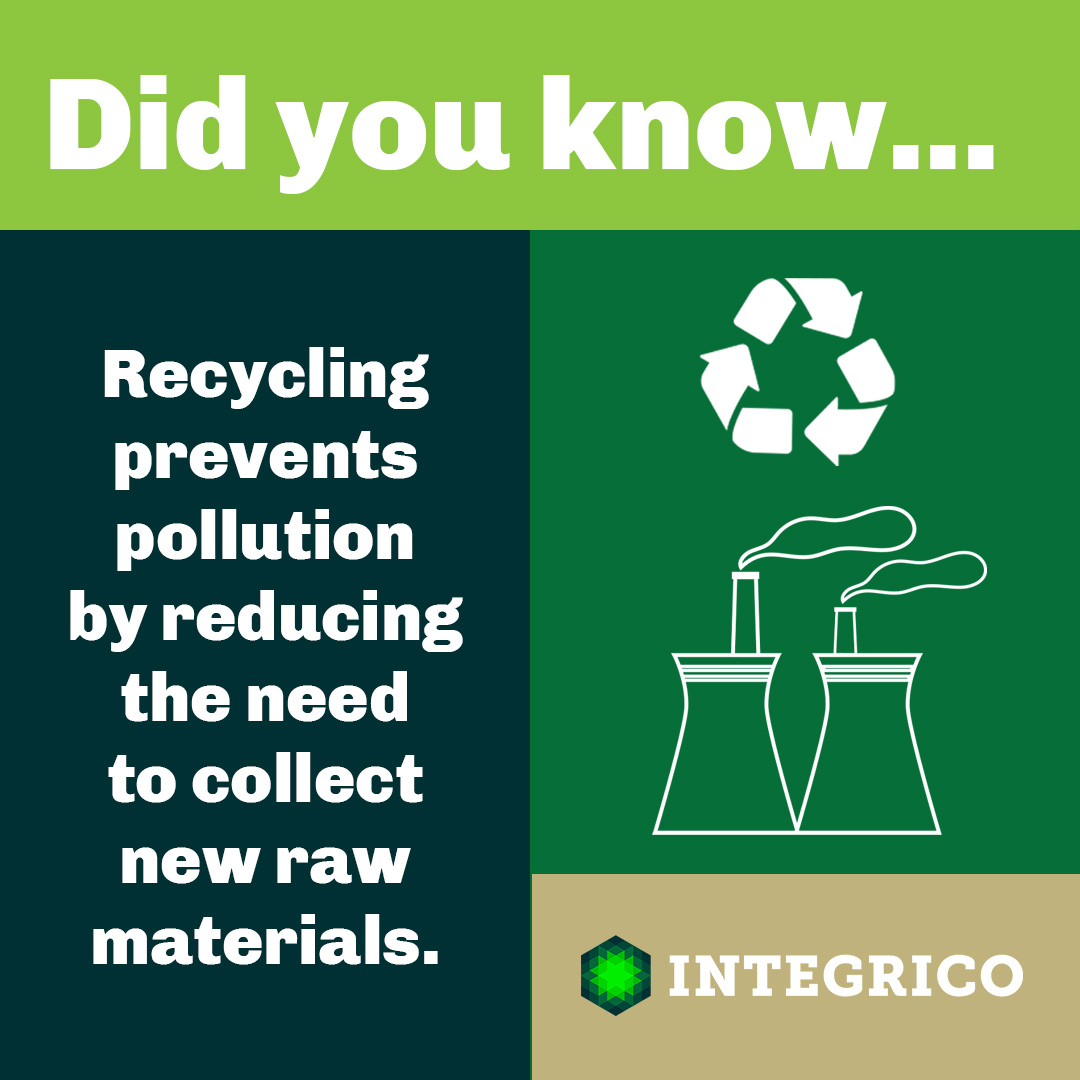 IntegriCo_'s tweet image. Did You Know? Recycling prevents pollution by reducing the need to collect new raw materials. Visit our website to learn how IntegriCo uses recycled materials to create composite railway ties! bit.ly/3NEKbKS