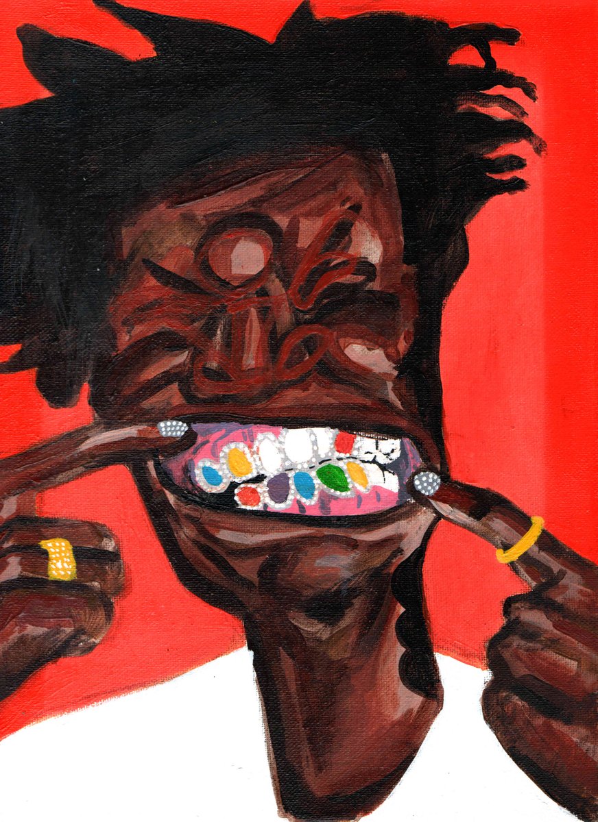 "GLISTENING" 
Acrylic on canvas