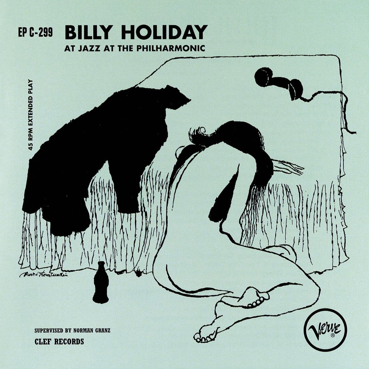 Album covers by David Stone Martin (1913-1992). 